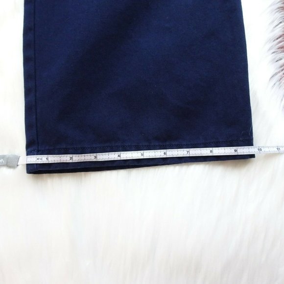 J. Crew Women's Sailor Pants Twill Button Wide Leg Navy Blue Modern Plus Size 14 - Picture 12 of 12